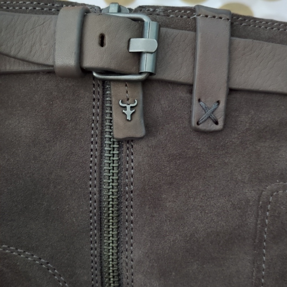 Trask Madison Waterproof Suede Ankle Boho Boots W Zipper Sz 9 - Picture 7 of 7